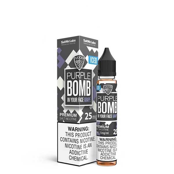 VGOD-Purple-BOMB-ICE-Saltnic-eLiquid-30ml_1000x VGOD Purple Bomb ICE Salt Nicotine