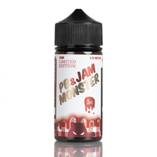 PB & Jam Monster Strawberry 100ML E-Liquid - Image 2