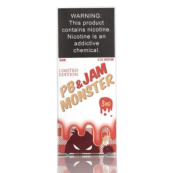 PB & Jam Monster Strawberry 100ML E-Liquid - Image 4