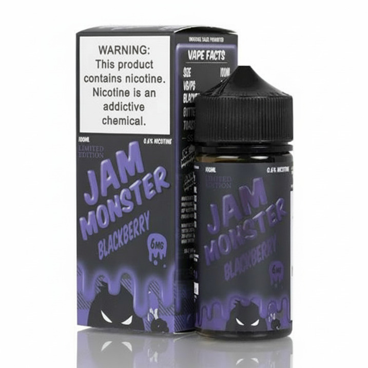 blackberry_-_jam_monster_liquids_-_100ml Jam Monster Blackberry 100ML E-Liquid