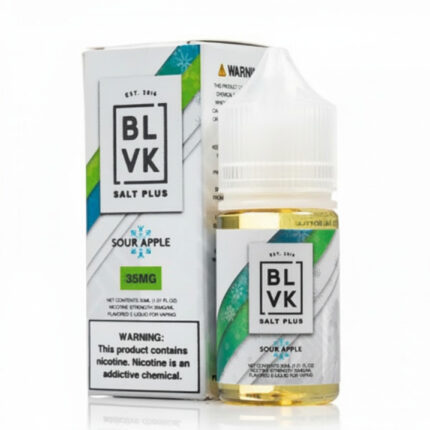 BLVK Salt Plus Sour Apple ICED Salt Nicotine