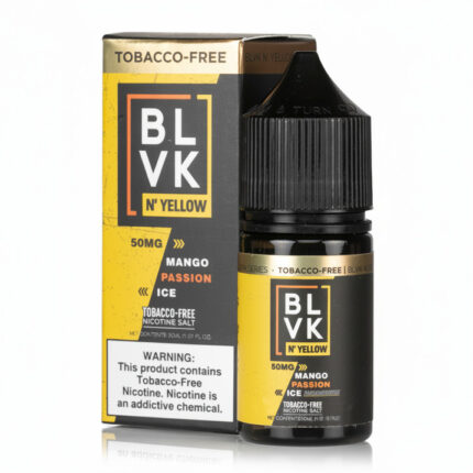 BLVK NYellow Mango Passion Ice Salt Nicotine