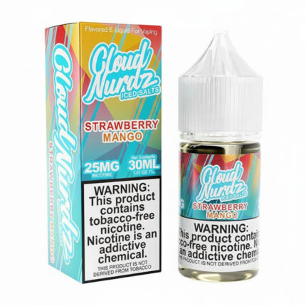 Cloud Nurdz Strawberry Mango ICE Salt Nicotine