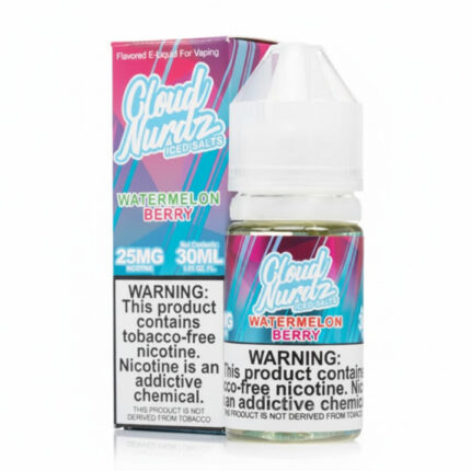 Cloud Nurdz Watermelon Berry ICE Salt Nicotine