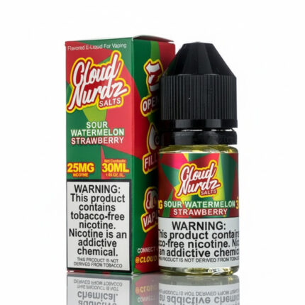 Cloud Nurdz Sour Watermelon Strawberry Salt Nicotine