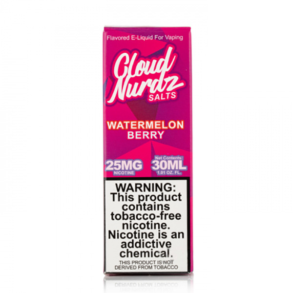 Cloud Nurdz Watermelon Berry Salt Nicotine - Image 3