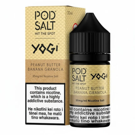 Pod Salt YOGI Peanut Butter Banana Granola Salt Nicotine