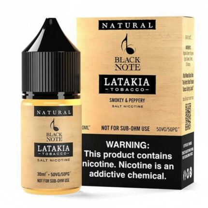 Black Note Latakia Salt Nicotine
