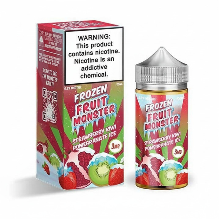Untitled-12-3 Frozen Fruit Monster Strawberry Kiwi Pomegranate ICE 100ML E-Liquid