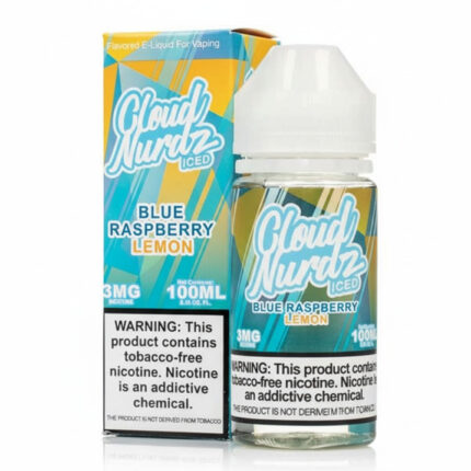 Cloud Nurdz Blue Raspberry Lemon Ice 100ML E-Liquid
