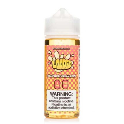 Loaded Strawberry Cream Crepe 120ML E-Liquid