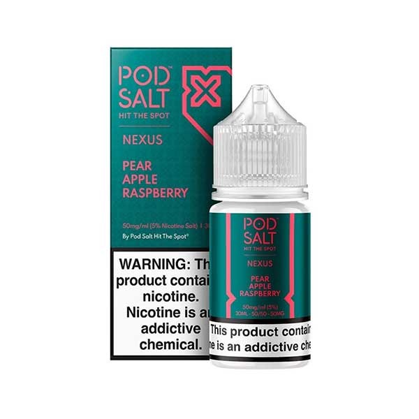 Pod-Salt-Pear-Apple-Rasberry Pod Salt Pear Apple Raspberry Salt Nicotine