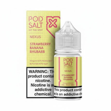 Pod Salt Strawberry Banana Rhubarb Salt Nicotine