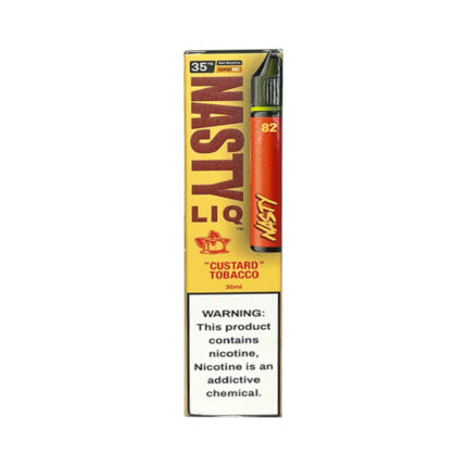 Nasty LIQ 82 Custard Tobacco Salt Nicotine