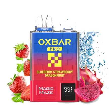 OXBAR Magic Maze 10000P Bluberry Strawberry Dragonfruit Disposable Vape