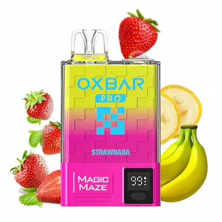 oxbar-strawnana OXBAR Magic Maze 10000P Strawnana Disposable Vape