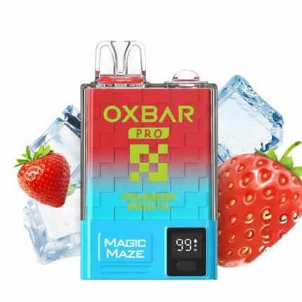 OXBAR Magic Maze 10000P Strawberry Breeze Ice Disposable Vape