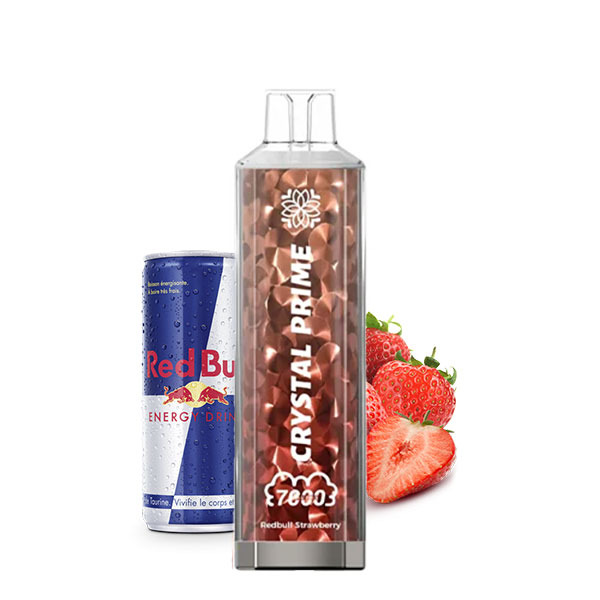 crystal-prime-redbull-strawberry-2 Crystal Prime 7000P Redbull Strawberry Disposable Vape