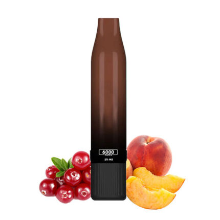 XTRA DPS 6000 Puff Peach Cranberry Disposable Pod