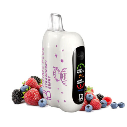 Prime Bar Prime Plus 26K Puff Strawberry Berry Disposable Vape