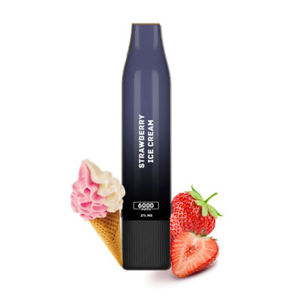 XTRA DPS 6000 Puff Strawberry Ice Cream Disposable Pod