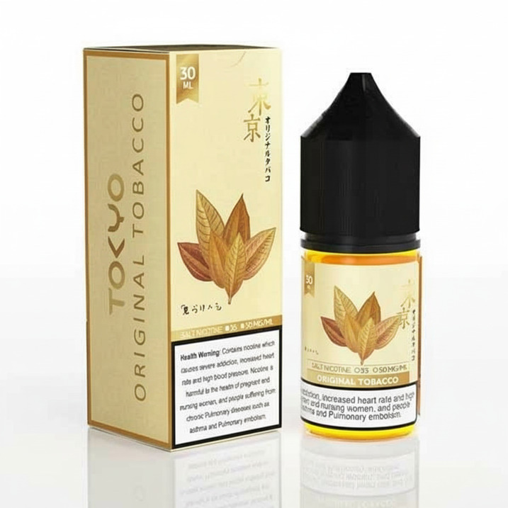 TOKYO-ORIGINAL-TOBACCO Tokyo Tobacco Original Tobacco Salt Nicotine