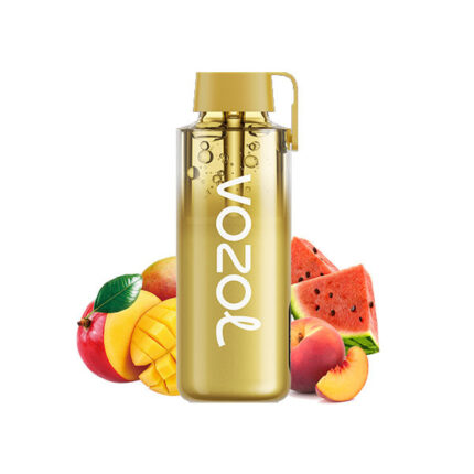 Vozol Neon 12000P Peach Mango Watermelon Disposable Vape