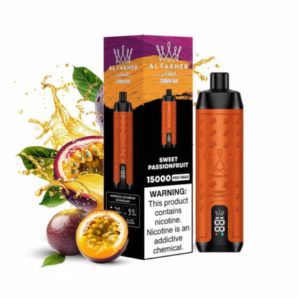 AL Fakher Crown Bar 15000P Sweet Passionfruit Disposable Vape