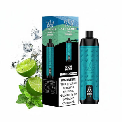 AL Fakher Crown Bar 15000P White Flash Disposable Vape