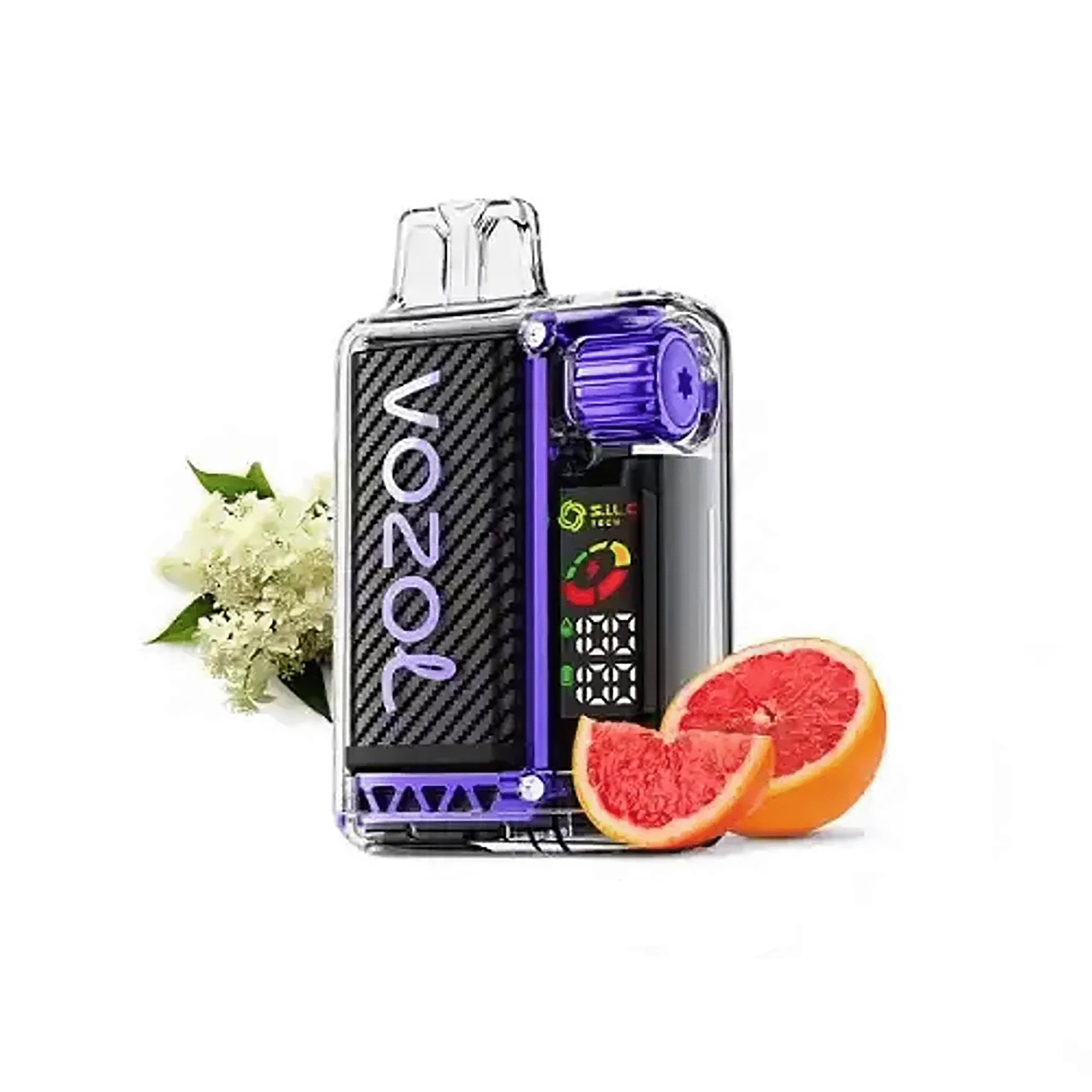 flower-grape-scaled Vozol Vista 20000 Puffs Elderflower Grapefruit Disposable Vape