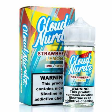 Cloud Nurdz Strawberry Lemon ICED 100mL E-Liquid