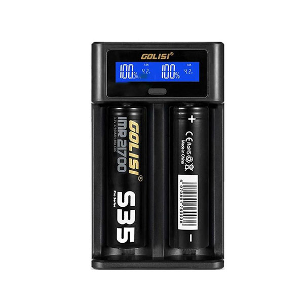 Golisi I2 Vape Battery Charger Golisi I2 Vape Battery Charger