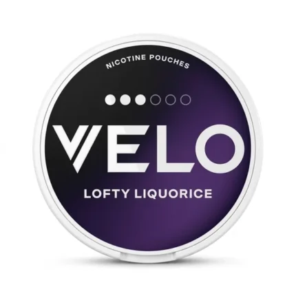 VELO Lofty Liquorice Nicotine Pouches