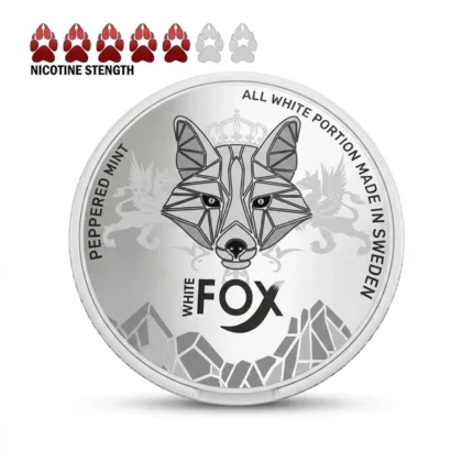 White Fox Peppered Mint Nicotine Pouches