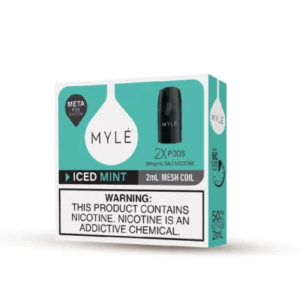 Buy MYLE Meta V5 ICED Mint Pods Online On Vapex UAE