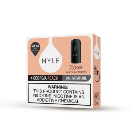 MYLE Meta V5 Georgia Peach Pods, Shop on Vapex UAE