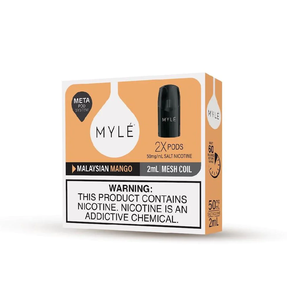 MYLE Meta V5 Malaysian Mango Pods Shop MYLE Meta V5 Malaysian Mango Pods On Vapex UAE