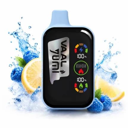 Buy YUMI & VAAL Mega 20000 Puffs Blue Razz Lemonade Disposable Vape In Dubai & UAE with 2 Hour Free Delivery