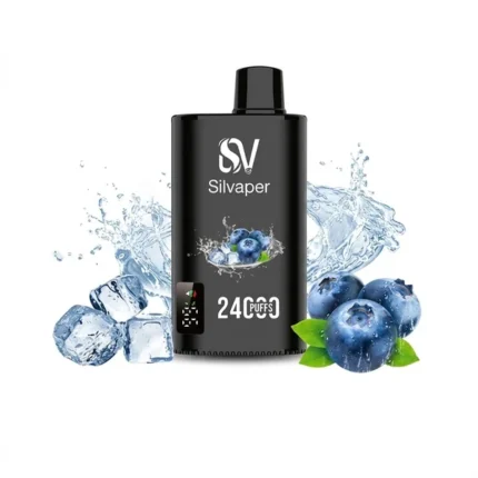 Buy Silvaper 24000 Puffs Blueberry ICE Disposable Vape In Dubai & UAE with 2 Hour Free Delivery