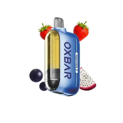 Buy Panther X OXBAR 50000 Puffs Blueberry Strawberry Dragonfruit Disposable Vape In Dubai & UAE with 2 Hour Free Delivery