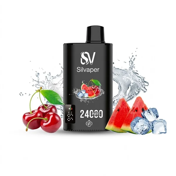 Silvaper 24000 Puffs Cherry Watermelon Freeze Disposable Vape Buy Silvaper 24000 Puffs Cherry Watermelon Freeze Disposable Vape In Dubai & UAE with 2 Hour Free Delivery