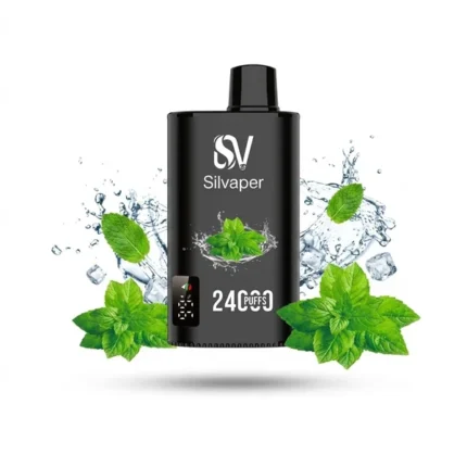 Buy Silvaper 24000 Puffs Cool Mint Disposable Vape In Dubai & UAE with 2 Hour Free Delivery