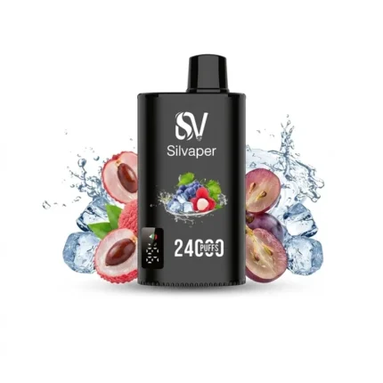 Buy Silvaper 24000 Puffs Grape Lychee ICE Disposable Vape In Dubai & UAE with 2 Hour Free Delivery