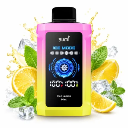 Buy YUMI P 20000 Puffs ICED Lemon Mint Disposable Vape In Dubai & UAE with 2 Hour Free Delivery