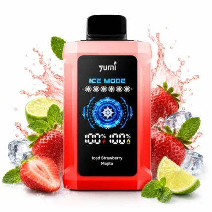 Buy YUMI P 20000 Puffs ICED Strawberry Mojito Disposable Vape In Dubai & UAE with 2 Hour Free Delivery
