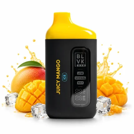 Buy BLVK Bar 20000 Puffs Juicy Mango ICE Disposable Vape In Dubai & UAE with 2 Hour Free Delivery