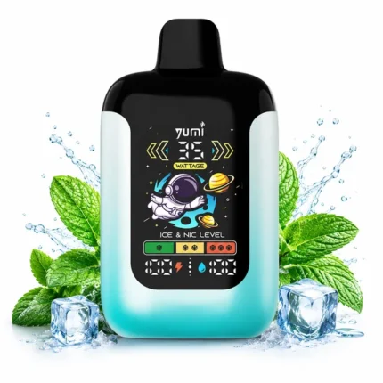 Buy YUMI Spaceman 50000 Puffs Miami Mint Disposable Vape In Dubai & UAE with 2 Hour Free Delivery