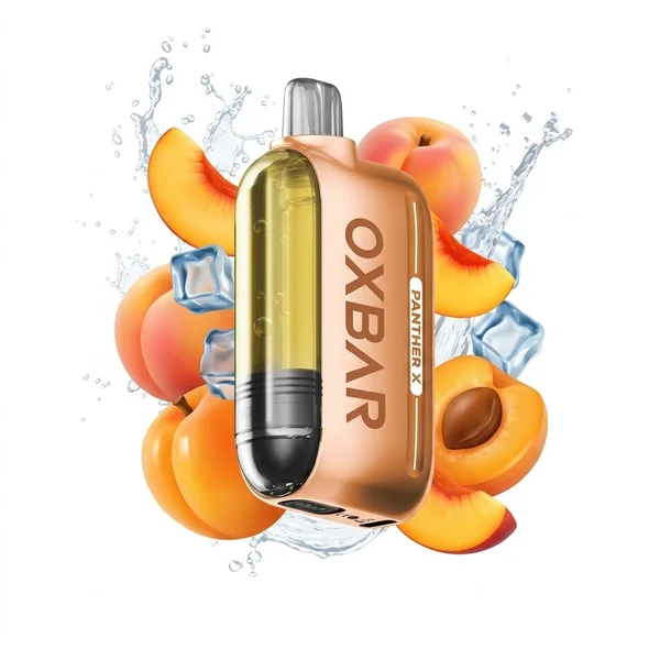 Panther X OXBAR 50000 Puffs Peach Apricot Disposable Vape Buy Panther X OXBAR 50000 Puffs Peach Apricot Disposable Vape In Dubai & UAE with 2 Hour Free Delivery
