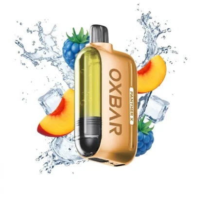Buy Panther X OXBAR 50000 Puffs Peach Blue Razz Disposable Vape In Dubai & UAE with 2 Hour Free Delivery