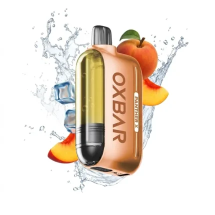 Buy Panther X OXBAR 50000 Puffs Peach ICE Disposable Vape In Dubai & UAE with 2 Hour Free Delivery